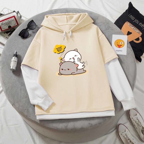 women hoodie cartoon cat s oversize pullovers korean style warm harajuku kawaii clothes streetwear hooded sweatshirts, Black
women hoodie cartoon cat s oversize pullovers korean style warm harajuku kawaii clothes streetwear hooded sweatshirts, Black