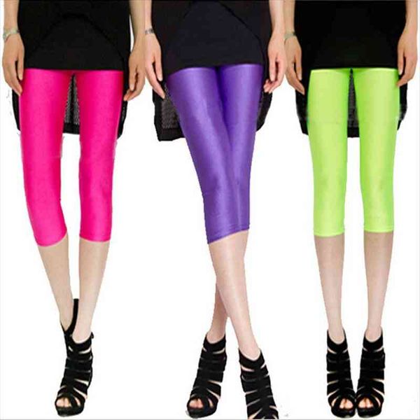 spring solid candy neon high women legging stretched pants girl mid-calf leggins plug size, Black
spring solid candy neon high women legging stretched pants girl mid-calf leggins plug size, Black