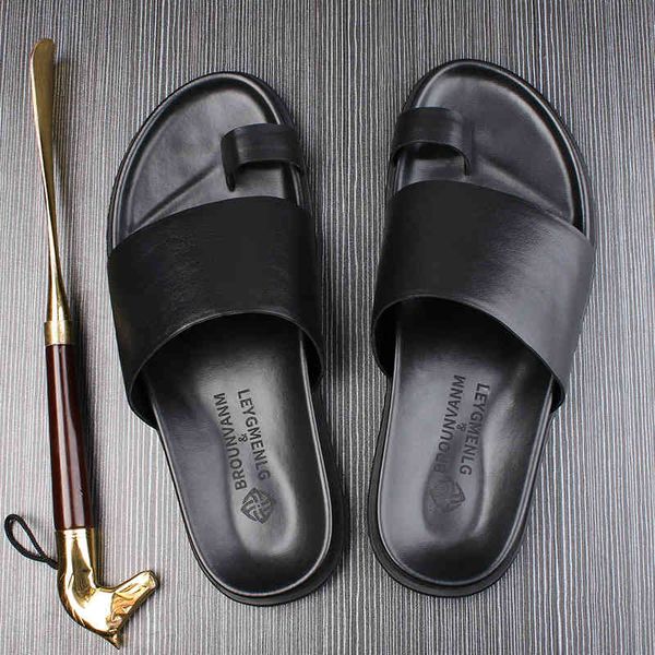 slippers men's summer outdoor leisure antiskid beach sandals clip toe fashion wear k7i0, Black
slippers men's summer outdoor leisure antiskid beach sandals clip toe fashion wear k7i0, Black