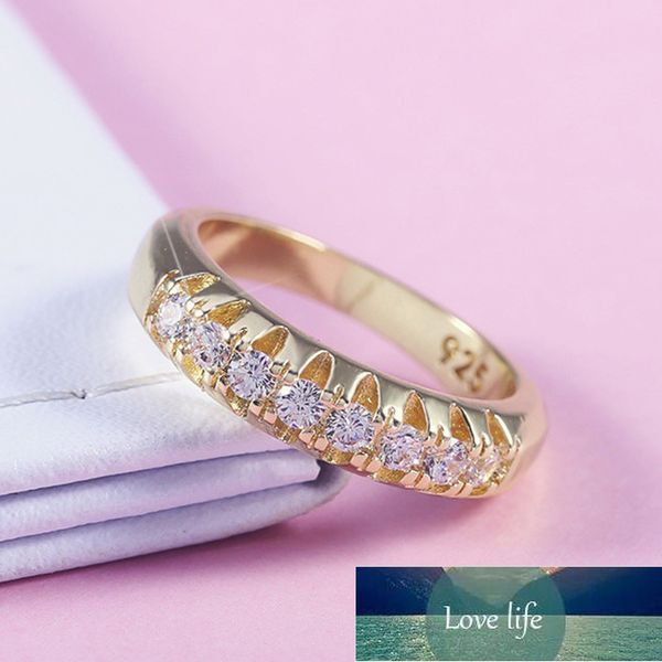 office lady accessories rings golden color halo micro paved casual style female jewel with size 6-10, Silver
office lady accessories rings golden color halo micro paved casual style female jewel with size 6-10, Silver