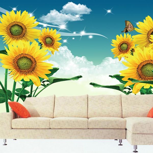 wallpapers 3d tv background wall sofa three dimensional wallpaper waterproof large sunflower custom size
wallpapers 3d tv background wall sofa three dimensional wallpaper waterproof large sunflower custom size