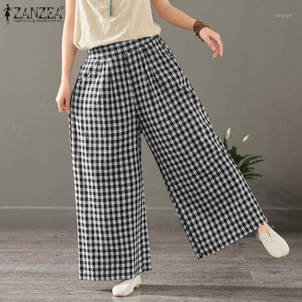 women's pants & capris women's spring wide leg 2022 women check trousers casual elastic waist long pantalon palazzo female plaid t, Black;white
women's pants & capris women's spring wide leg 2022 women check trousers casual elastic waist long pantalon palazzo female plaid t, Black;white