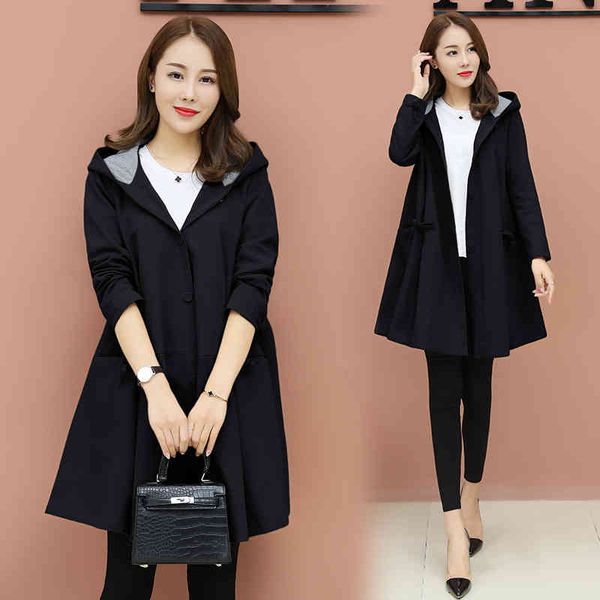 women's trench coats oversized women hooded korean 2021 spring autumn plus size long ladies loose outerwear womens windbreaker 3xl, Tan;black
women's trench coats oversized women hooded korean 2021 spring autumn plus size long ladies loose outerwear womens windbreaker 3xl, Tan;black