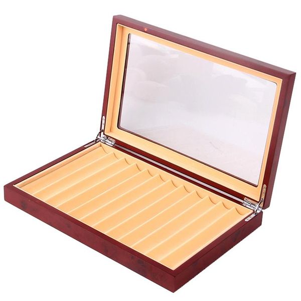 pencil cases 12 slots wooden fountain pen display case, luxury ed case jewelry organizer
pencil cases 12 slots wooden fountain pen display case, luxury ed case jewelry organizer