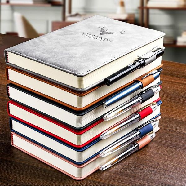 super thick a5/b5 journal notebook daily 360 pages business office work simple college diary school supplies notepads, Purple;pink
super thick a5/b5 journal notebook daily 360 pages business office work simple college diary school supplies notepads, Purple;pink