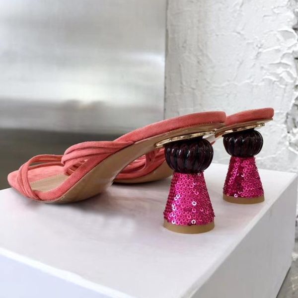 slippers strange high heels women narrow band sandals summer sparkle sequins slides party dress fairy shoes 2021 sandalias, Black
slippers strange high heels women narrow band sandals summer sparkle sequins slides party dress fairy shoes 2021 sandalias, Black