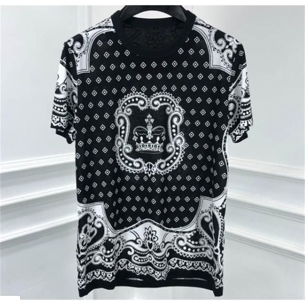 t shirts 20ss brand fashion gothic punk casual print cotton tee for men, White;black
t shirts 20ss brand fashion gothic punk casual print cotton tee for men, White;black