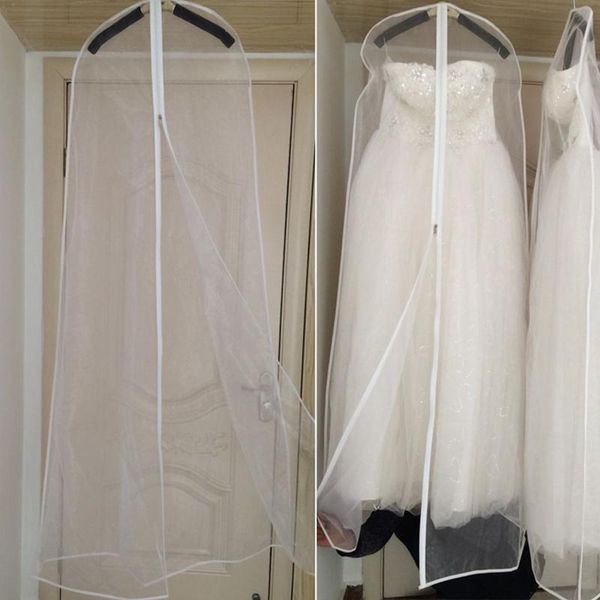 160*100cm dustproof transparent for wedding dress dust cover soft organza clothes garment bridal gown zipper open clothing & wardrobe storag
160*100cm dustproof transparent for wedding dress dust cover soft organza clothes garment bridal gown zipper open clothing & wardrobe storag