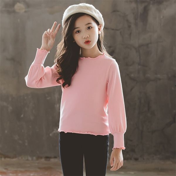 spring long sleeve t-shirt for kids girls cotton child solid color fashion teenage white wave bottom clothes 6 8 12 14yrs 210622, Blue
spring long sleeve t-shirt for kids girls cotton child solid color fashion teenage white wave bottom clothes 6 8 12 14yrs 210622, Blue