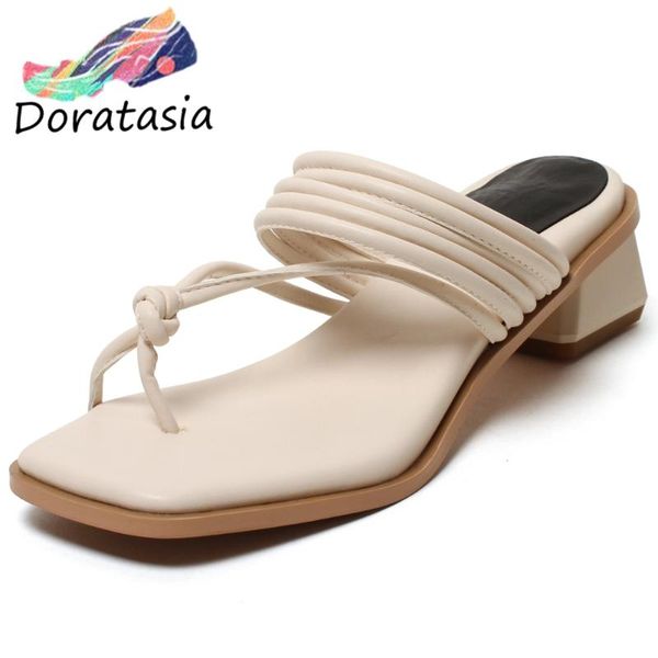 dress shoes doratasia summer concise women med chunky heels casual slip-on heeled mules, Black
dress shoes doratasia summer concise women med chunky heels casual slip-on heeled mules, Black