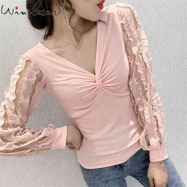 pink tshirt spring v-neck ruched lace sleeve ruffled patchwork for women girls slim stretchy t0d519a 210421, White
pink tshirt spring v-neck ruched lace sleeve ruffled patchwork for women girls slim stretchy t0d519a 210421, White