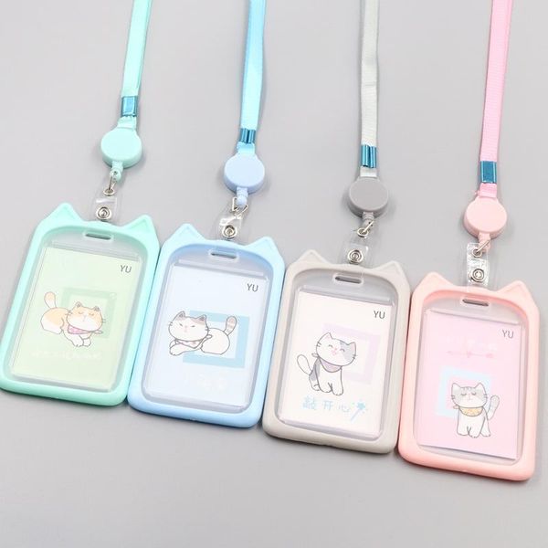 card holders 1pc holder with retractable reel lanyard bank identity bus id badge cute cartoon credit cover case kids gift, Brown;gray
card holders 1pc holder with retractable reel lanyard bank identity bus id badge cute cartoon credit cover case kids gift, Brown;gray