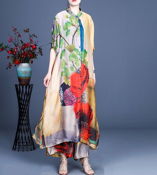 vanovich summer new loose print apricot big size long shirt nine point wide leg pants two pieces sets 210421, White
vanovich summer new loose print apricot big size long shirt nine point wide leg pants two pieces sets 210421, White