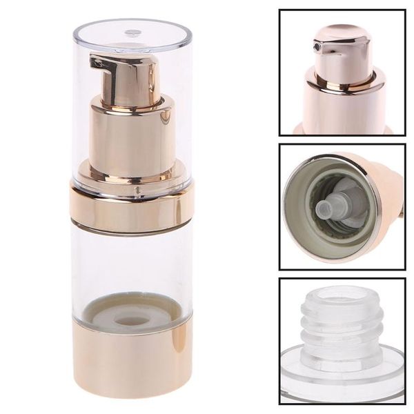 storage bottles & jars empty cosmetic airless bottle plastic treatment pump travel 15/30/50ml
storage bottles & jars empty cosmetic airless bottle plastic treatment pump travel 15/30/50ml