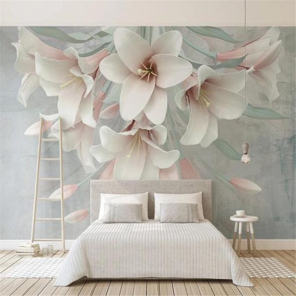 wallpapers milofi customized 3d mural wallpaper stereo pink lily relief background wall painting home decoration paper
wallpapers milofi customized 3d mural wallpaper stereo pink lily relief background wall painting home decoration paper