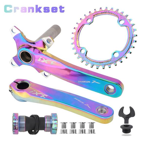 bike heels & chainwheels ixf 104bcd bicycle sprocket aluminum alloy colorful crank 170mm wide and narrow tooth mountain wheel
bike heels & chainwheels ixf 104bcd bicycle sprocket aluminum alloy colorful crank 170mm wide and narrow tooth mountain wheel