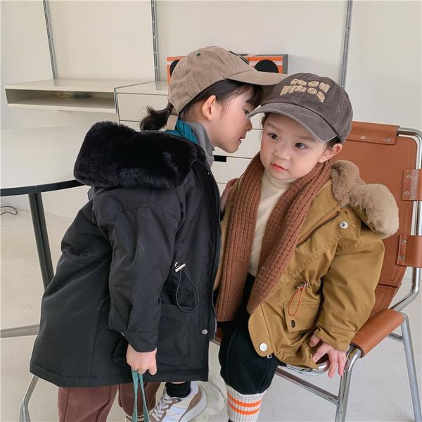 jackets children's winter 2021 warm school overcomes boys and girls' long waist cotton jacket., Blue;gray
jackets children's winter 2021 warm school overcomes boys and girls' long waist cotton jacket., Blue;gray