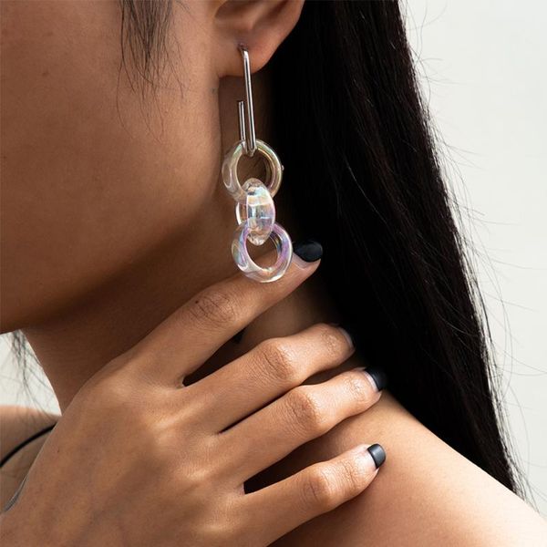 hoop & huggie lacteo simple minimalist acrylic chain drop earrings for women 2021 fashion trendy night club charm unusual, Golden;silver
hoop & huggie lacteo simple minimalist acrylic chain drop earrings for women 2021 fashion trendy night club charm unusual, Golden;silver