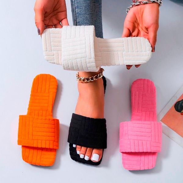 sandals summer women flat-bottomed towel comfortable set feet plush slippers female home durable non-slip, Black
sandals summer women flat-bottomed towel comfortable set feet plush slippers female home durable non-slip, Black