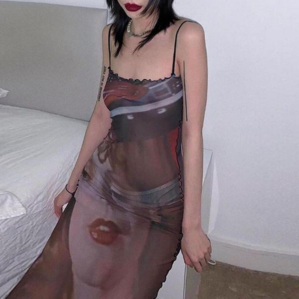 casual dresses removable long sleeve clothing women fashion summer mesh see through print sling dress lady slim 2021 y2k aesthetic, Black;gray
casual dresses removable long sleeve clothing women fashion summer mesh see through print sling dress lady slim 2021 y2k aesthetic, Black;gray