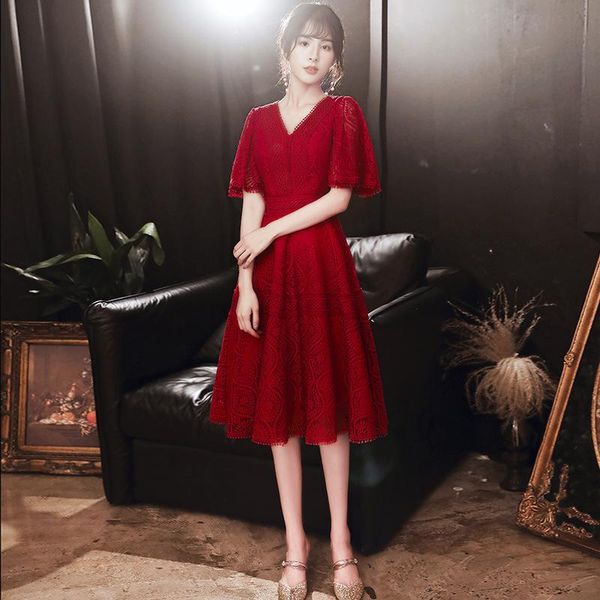 ethnic clothing hollow out v-neck chinese dress gown lace floral cheongsam flying sleeve a-line celebrity banquet vestidos female qiapo, Red
ethnic clothing hollow out v-neck chinese dress gown lace floral cheongsam flying sleeve a-line celebrity banquet vestidos female qiapo, Red