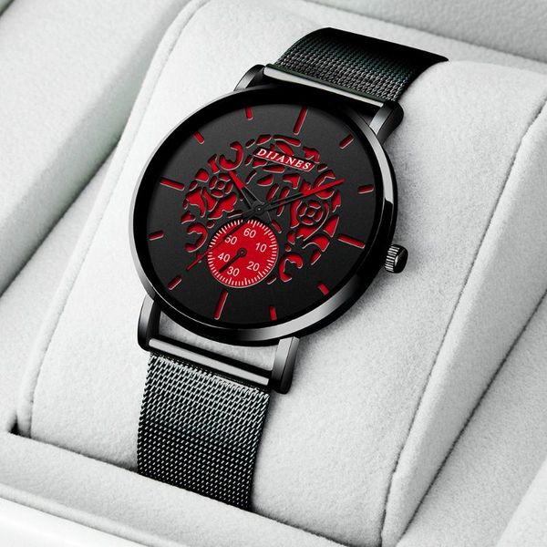 wristwatches fashion men's minimalist stainless steel mesh band quartz wristwatch for man unique double dial male clock erkek kol saati, Slivery;brown
wristwatches fashion men's minimalist stainless steel mesh band quartz wristwatch for man unique double dial male clock erkek kol saati, Slivery;brown
