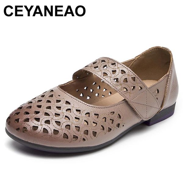 summer genuine leather vintage sandals mother soft flat breathable comfortable women shoes, Black
summer genuine leather vintage sandals mother soft flat breathable comfortable women shoes, Black