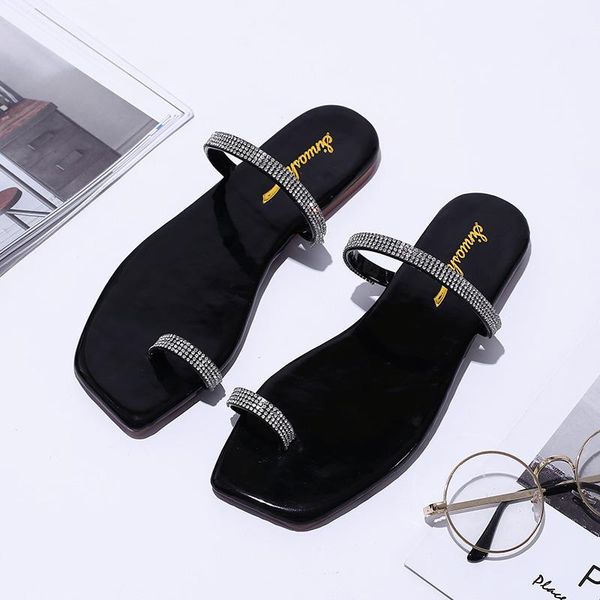 sweet women slippers summer flip-flops peep toe female beach shoes casual flats sandals rhinestone outdoor lady home footwear, Black
sweet women slippers summer flip-flops peep toe female beach shoes casual flats sandals rhinestone outdoor lady home footwear, Black