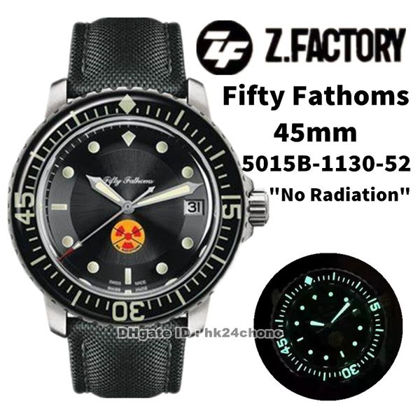 zf factory watches 5015b-1130-52 fifty fathoms 45mm "no radiation" cal.1315 autoamtic mens watch sapphire bezel black dial canvas, Slivery;brown
zf factory watches 5015b-1130-52 fifty fathoms 45mm "no radiation" cal.1315 autoamtic mens watch sapphire bezel black dial canvas, Slivery;brown