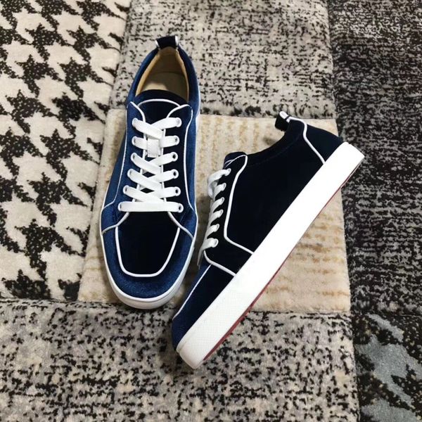 blue velvet leather rivet studs red sole men's sports shoes outdoor low-casual shoes walking flat sole luxury formal shoelace box, Black
blue velvet leather rivet studs red sole men's sports shoes outdoor low-casual shoes walking flat sole luxury formal shoelace box, Black