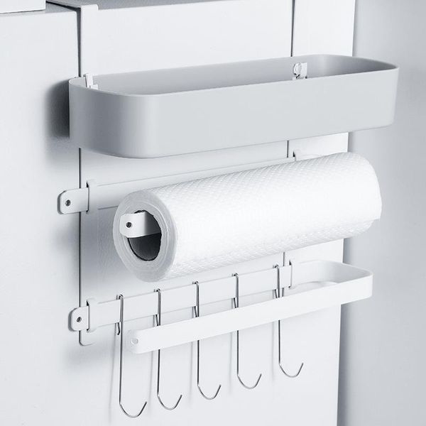 hooks & rails multifunction kitchen refrigerator shelf layered iron side wall hanging rag plastic film storage rack household hook
hooks & rails multifunction kitchen refrigerator shelf layered iron side wall hanging rag plastic film storage rack household hook