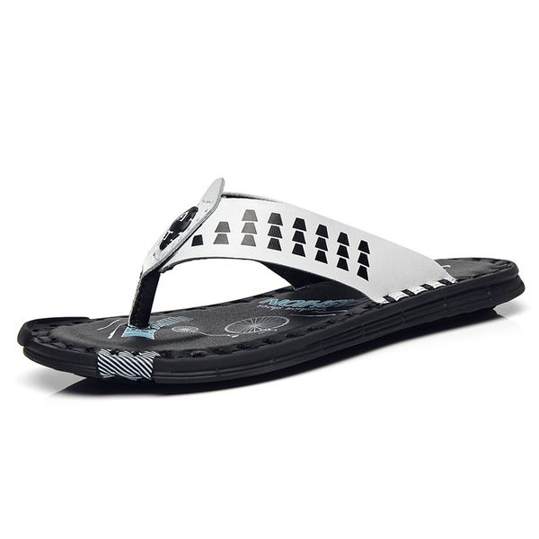 genuine leather sandals men summer shoes flat mens beach sandals flip flops non-slip male summer holiday shoes white a2320, Black
genuine leather sandals men summer shoes flat mens beach sandals flip flops non-slip male summer holiday shoes white a2320, Black
