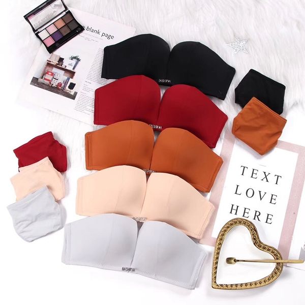 one piece strapless gathered anti slip four corner cup underwear, Black;white
one piece strapless gathered anti slip four corner cup underwear, Black;white