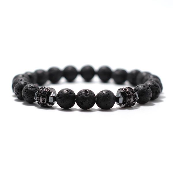 beaded, strands trendy men women stone bracelet natural hematite volcanic rock tiger eye braclet handmade elastic rope couple braslet brazal, Black
beaded, strands trendy men women stone bracelet natural hematite volcanic rock tiger eye braclet handmade elastic rope couple braslet brazal, Black