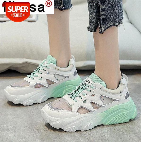 autumn women's vulcanized shoes fashion platform chunky sneakers lace-up mesh breathable women casual 2021 zapatos mujer #2o6e
autumn women's vulcanized shoes fashion platform chunky sneakers lace-up mesh breathable women casual 2021 zapatos mujer #2o6e