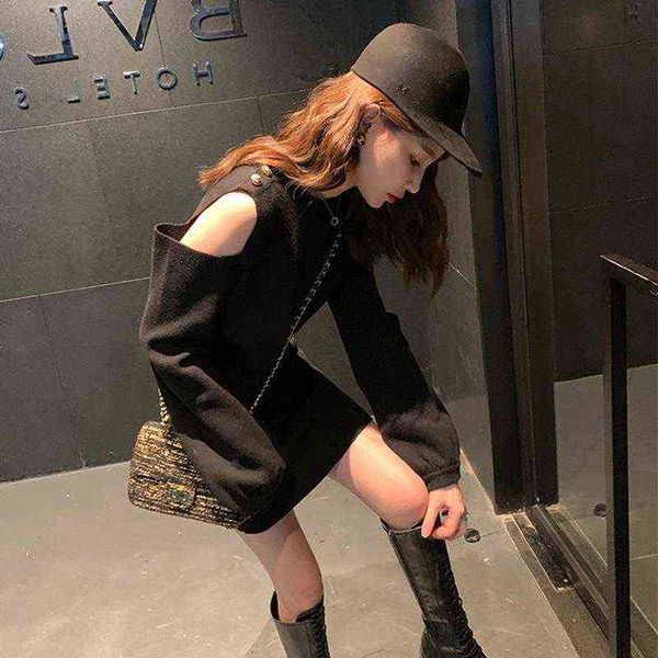 casual dresses temperament godds fan small off shoulder knitted for women in autumn and winter with bottomed t-shirt sweater skirt, Black;gray
casual dresses temperament godds fan small off shoulder knitted for women in autumn and winter with bottomed t-shirt sweater skirt, Black;gray