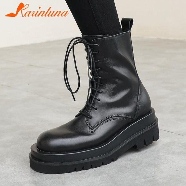 boots genuine leather brand big size 40 round toe square thick heels solid lace-up real autumn, Black
boots genuine leather brand big size 40 round toe square thick heels solid lace-up real autumn, Black