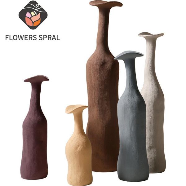 luxury nordic creative ceramic vase morandi color home decoration dining table dried flower arrangement craft vases
luxury nordic creative ceramic vase morandi color home decoration dining table dried flower arrangement craft vases