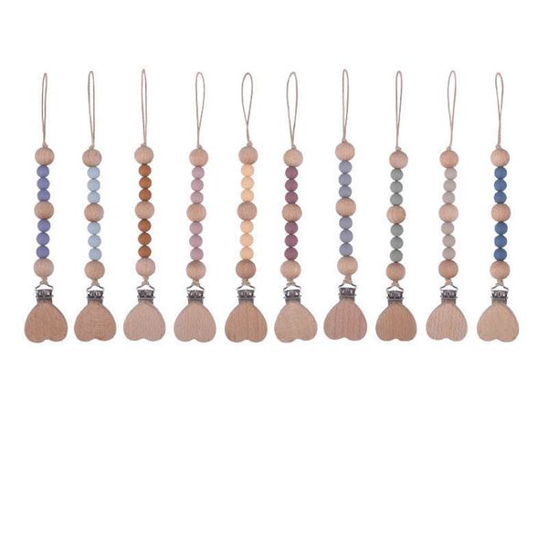 baby pacifier holders chain clips natural wooden silicone teething beads newborn teeth practice toys infant feeding kids chew toy love acces
baby pacifier holders chain clips natural wooden silicone teething beads newborn teeth practice toys infant feeding kids chew toy love acces