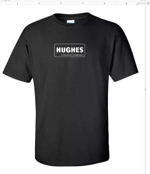 hughes aircraft black retro logo us airline aviation vintage t-shirt s - 5xl, White;black
hughes aircraft black retro logo us airline aviation vintage t-shirt s - 5xl, White;black