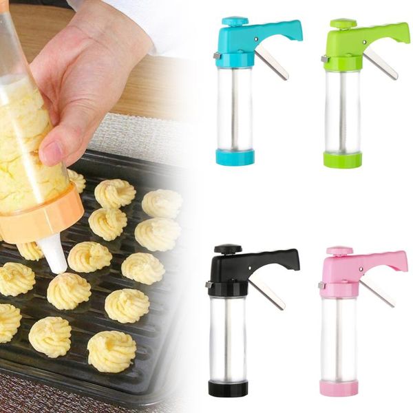cookie press gun kit diy kitchen biscuit cake making includes 16 dies discs 6 nozzle dessert decoration baking & pastry tools
cookie press gun kit diy kitchen biscuit cake making includes 16 dies discs 6 nozzle dessert decoration baking & pastry tools