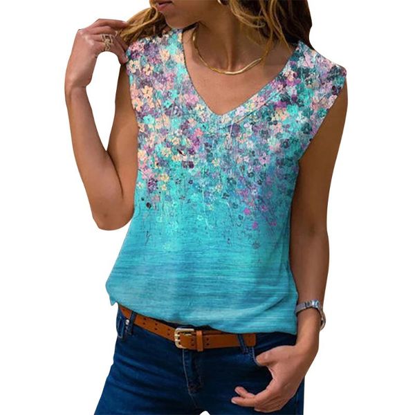 women's tanks & camis sleeveless t-shirt women floral print v neck casual loose basic tees female tank summer vest plus size 5xl street, White
women's tanks & camis sleeveless t-shirt women floral print v neck casual loose basic tees female tank summer vest plus size 5xl street, White