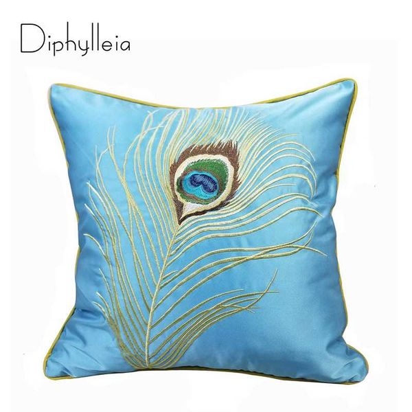 diphylleia chic home decor cushion cover luxury modern decorative pillow case peacock feather embroidery art coussin 45x45cm
diphylleia chic home decor cushion cover luxury modern decorative pillow case peacock feather embroidery art coussin 45x45cm