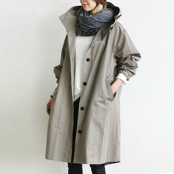 women's trench coats bjyl 2021 fashion plus size elegant coat british style windbreaker casual outerwear autumn female, Tan;black
women's trench coats bjyl 2021 fashion plus size elegant coat british style windbreaker casual outerwear autumn female, Tan;black