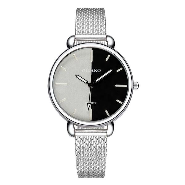 wristwatches women simple double color dial wrist watch casual plastic leather quartz dress watches gift clock relogio feminino, Slivery;brown
wristwatches women simple double color dial wrist watch casual plastic leather quartz dress watches gift clock relogio feminino, Slivery;brown