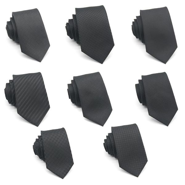 bow ties mens uniform solid color black polyester neck tie striped plaid jacquard pattern formal necktie for business wedding party suit, Black;gray
bow ties mens uniform solid color black polyester neck tie striped plaid jacquard pattern formal necktie for business wedding party suit, Black;gray