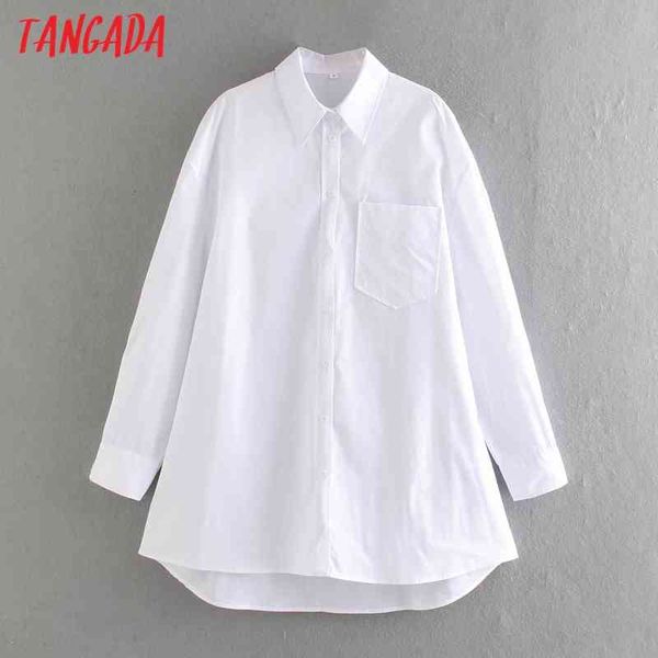 women oversized white blouse with pocket long sleeve chic female lady shirt blusas femininas ce192 210416
women oversized white blouse with pocket long sleeve chic female lady shirt blusas femininas ce192 210416