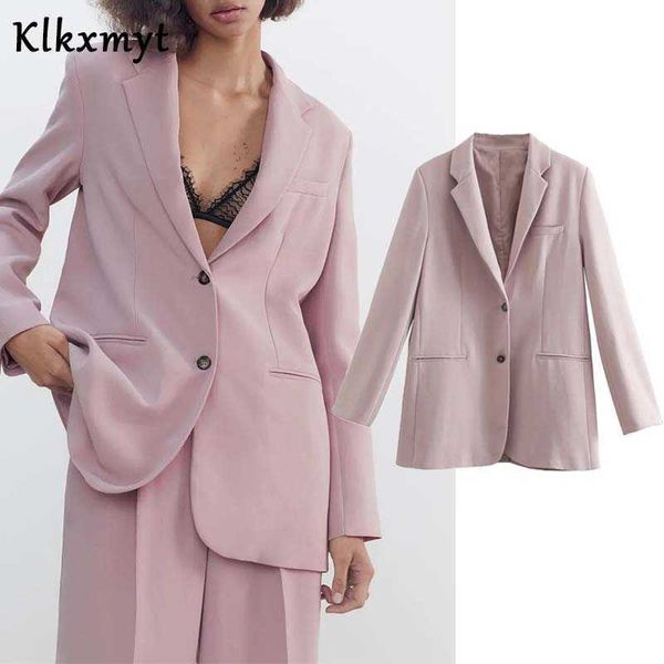 klkxmyt za women fashion single breasted blazers coat vintage long sleeve pockets female outerwear chic veste femme 210527, White;black
klkxmyt za women fashion single breasted blazers coat vintage long sleeve pockets female outerwear chic veste femme 210527, White;black