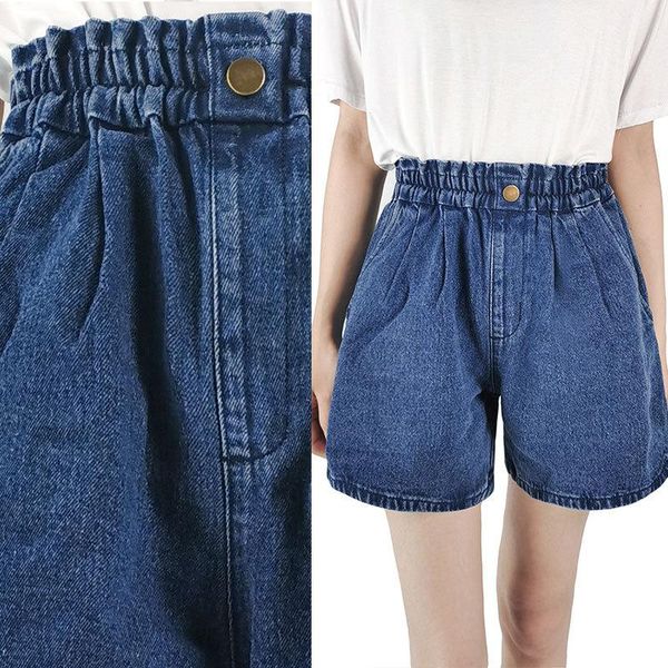 women's jeans women 2021 spring and summer ladies high waist solid color 100% cotton loose denim shorts, Blue
women's jeans women 2021 spring and summer ladies high waist solid color 100% cotton loose denim shorts, Blue