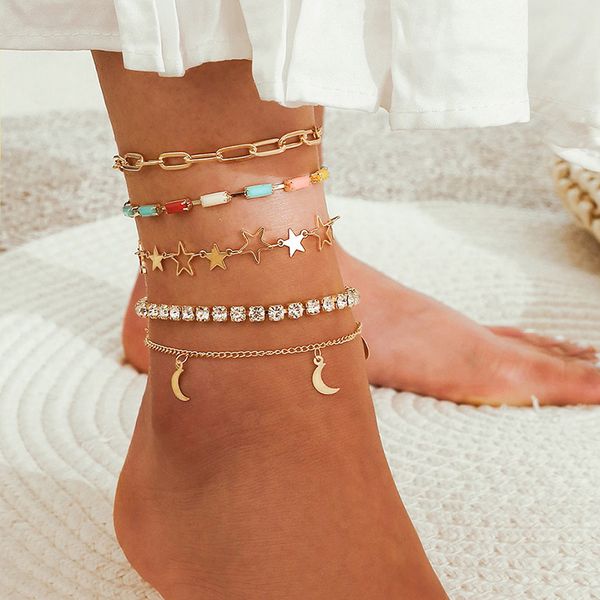 lady trendy anklets foot bracelets sets summer sandals trend fashion 2021 jewelry female barefoot tassel accessories, Red;blue
lady trendy anklets foot bracelets sets summer sandals trend fashion 2021 jewelry female barefoot tassel accessories, Red;blue